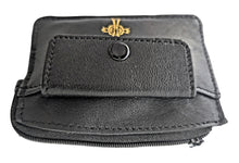 Load image into Gallery viewer, 9505 - Real Leather 2 Pocket Rosary/Coin Case