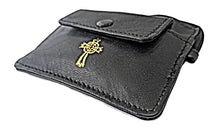 Load image into Gallery viewer, 9505 - Real Leather 2 Pocket Rosary/Coin Case