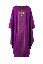 Load image into Gallery viewer, Greek Cross Hand Embd. Chasuble #16100