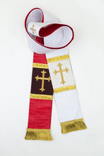 Load image into Gallery viewer, mds Raw Silk look Reversible Stole #17650