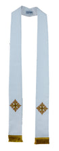 Load image into Gallery viewer, mds Cross of Flowers  Art Silk Stole # 18102