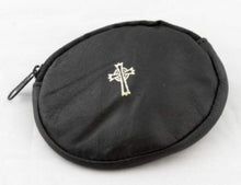 Load image into Gallery viewer, 9502 Oval Real Leather Rosary Case
