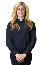 Load image into Gallery viewer, mds 5500 Tab Collar LS Blouse