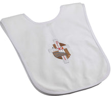 Load image into Gallery viewer, mds F Bib-embroidered baptismal bib (Ponch style)