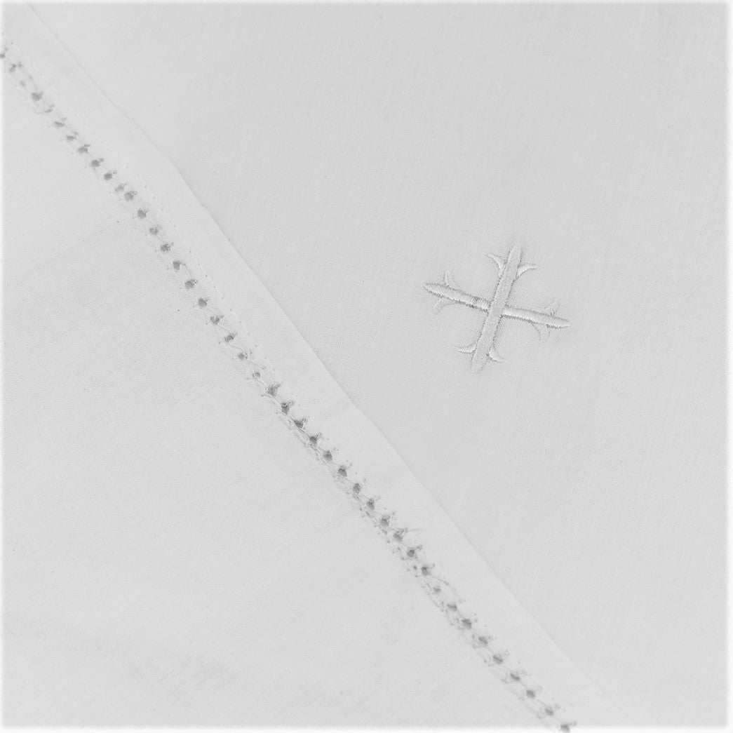 H100 White Cross (3 Pack) Cotton Altar Linens