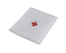 Load image into Gallery viewer, Linen/Cotton -HLC 200 Cross/Vines design. Mass Linens