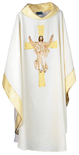 Risen Christ Chasuble Hand embroidered #RCC