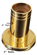 Load image into Gallery viewer, Brass Candle stand. #2224/CS
