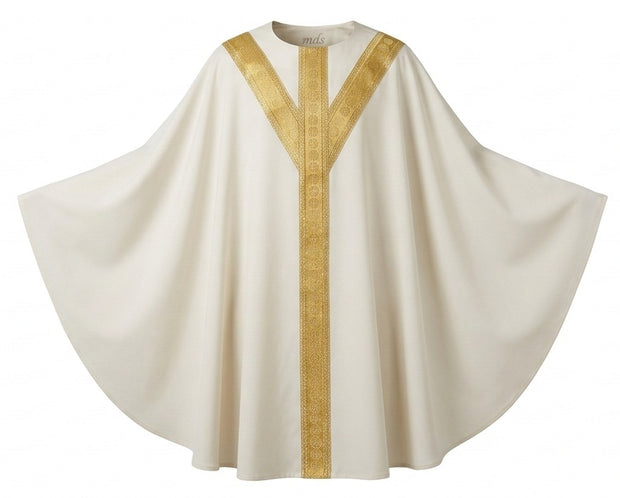 mds#2311/J/      Chasuble/Dalmatic. Traditional Jacquard fabric dalmatic