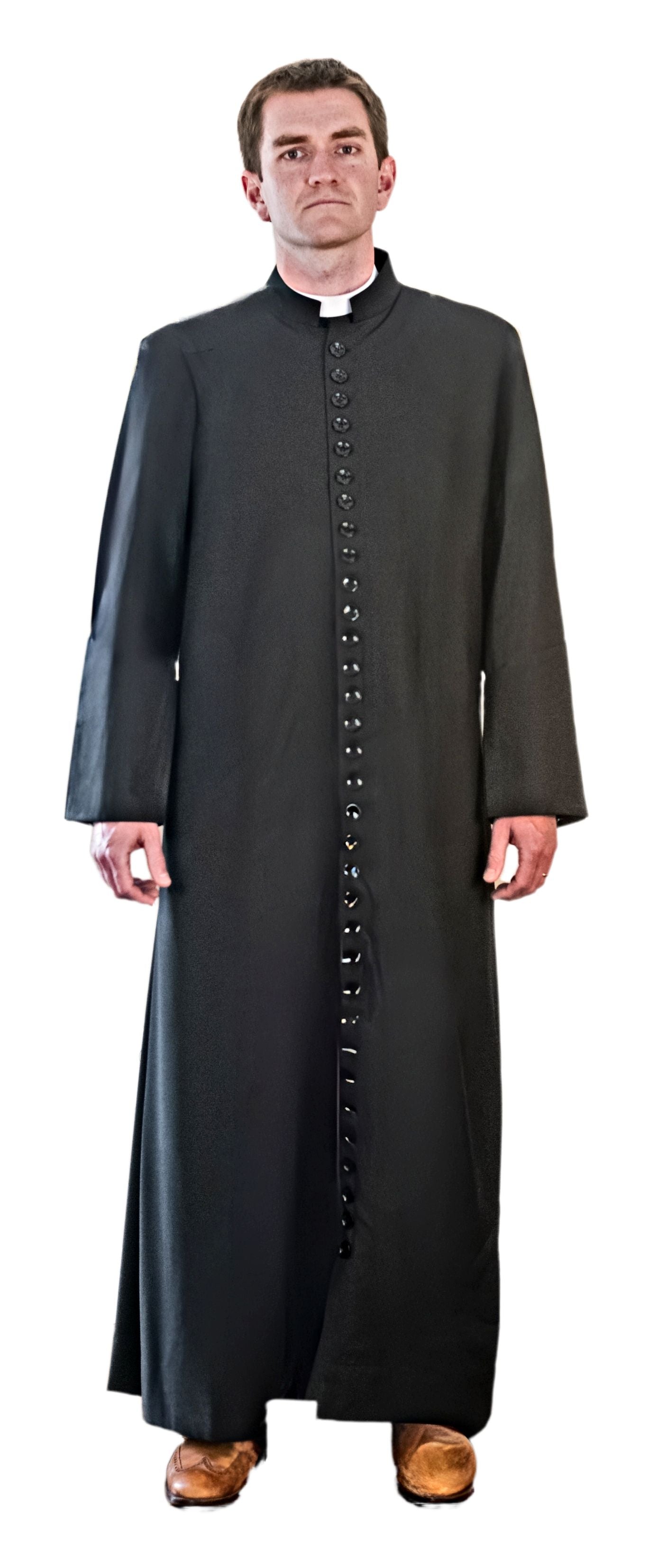 Classic Roman Cassock – 33 Button with/without Zipper – MDS Church
