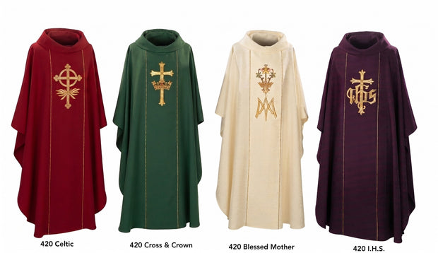 mds 420 Series Hand embroidered Chasubles