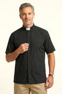 mds #4900 Panama Clergy SS Tab Shirt