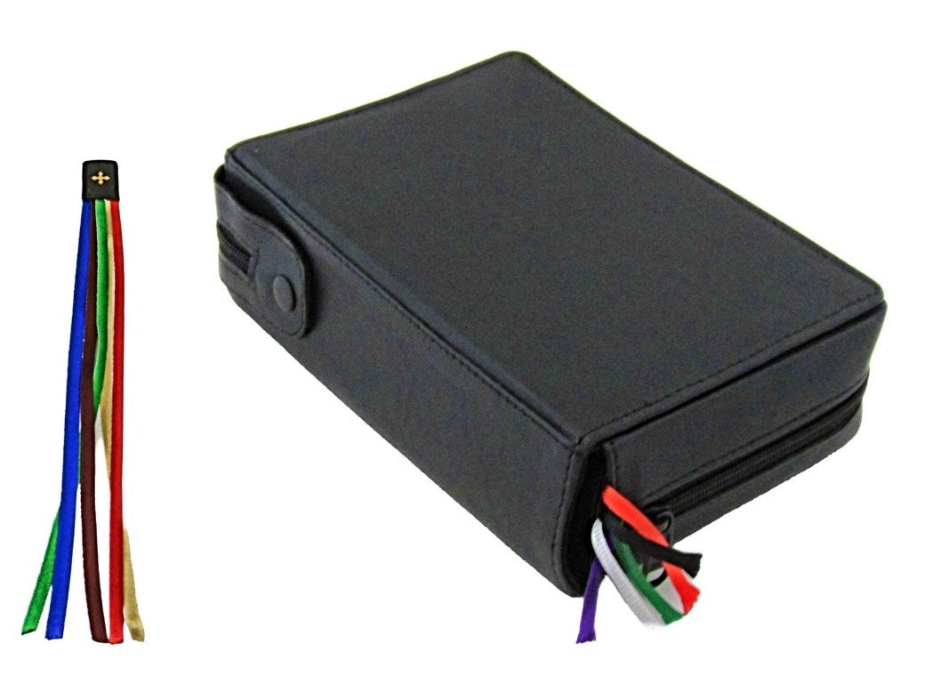 mds 9777+LBM - Leather Missal Cover with brass cross leather bookmark