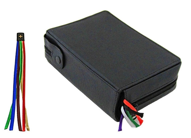 mds 9777+LBM - Leather Missal Cover with brass cross leather bookmark