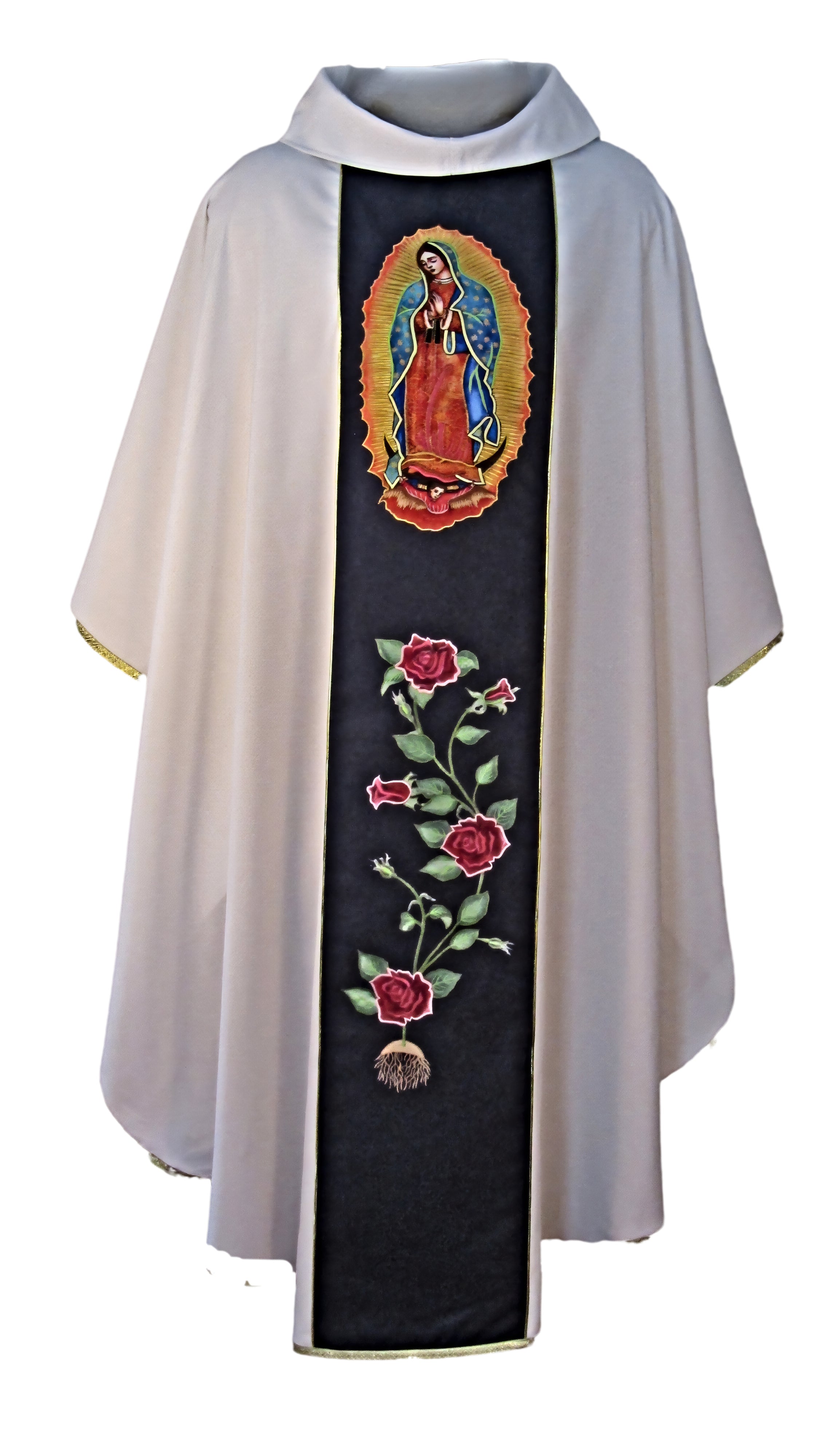 Miraculous Roses of Our Lady of Guadalupe chasuble - # mds# GuadR24