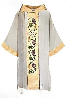 HB-135 Hand embroidered Silk blend Dalmatic.