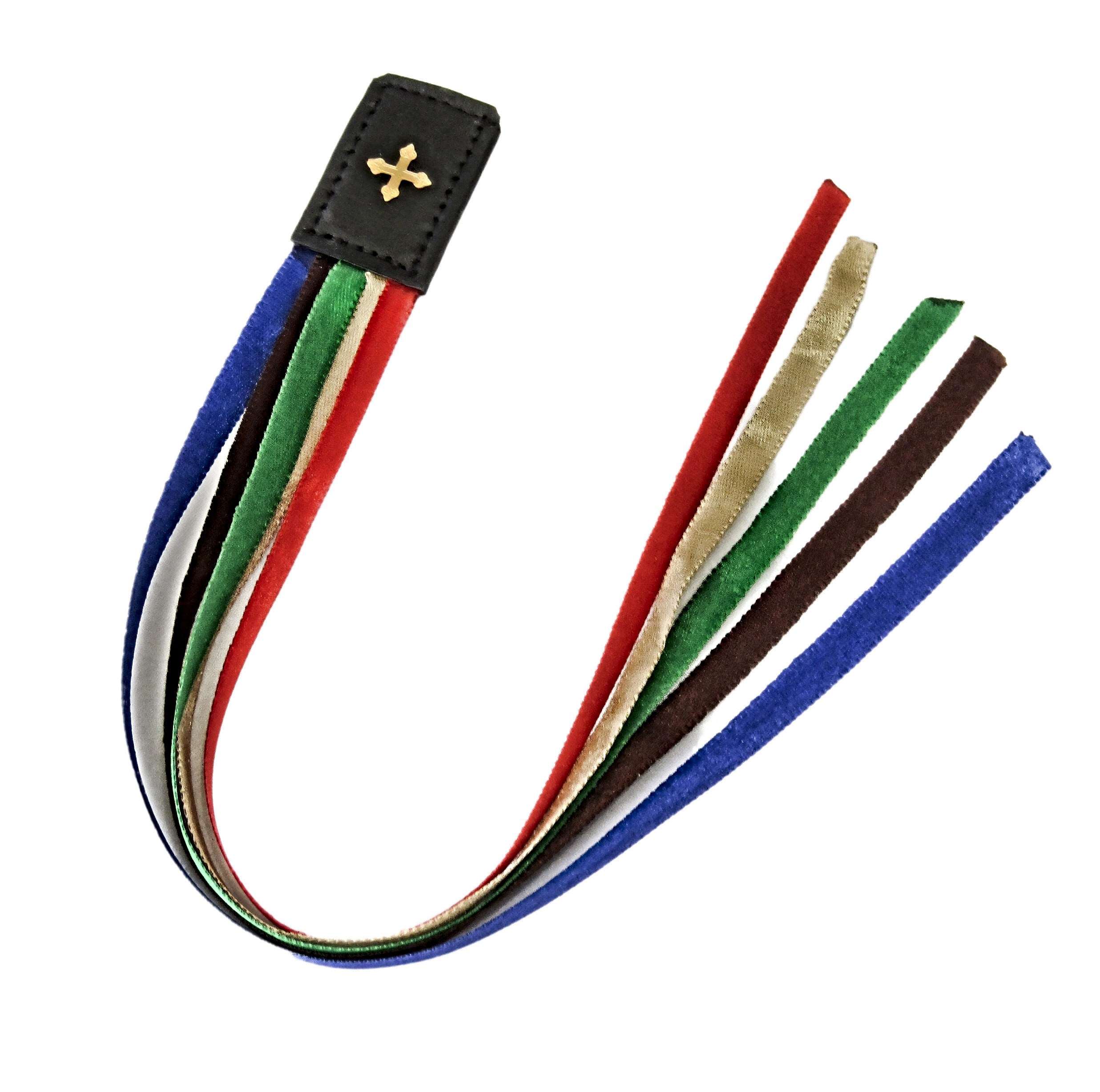 mds 9777+LBM - Leather Missal Cover with brass cross leather bookmark