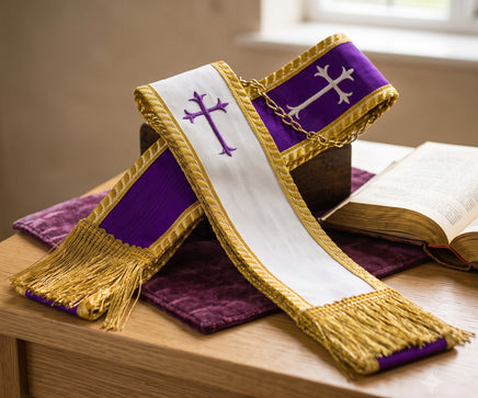Silk Reversible Confessional/Visitation  Stole