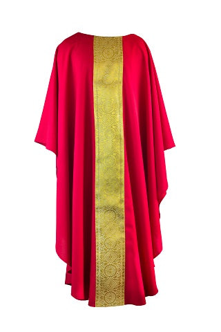 075 Gold Orphrey Chasuble