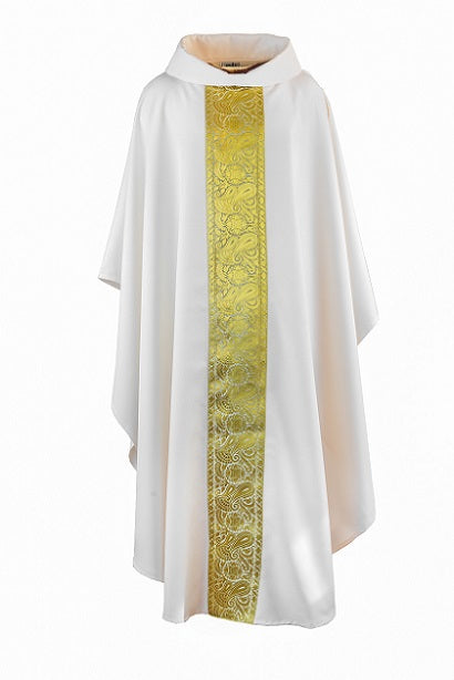 075 Gold Orphrey Chasuble