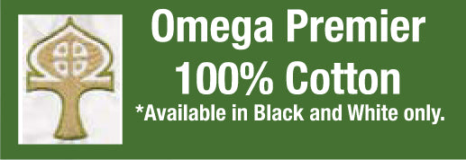 mds Omega 100% Cotton-  5000  LS Black Tab Shirt