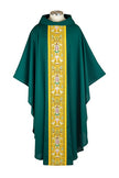 15613  Crown and Flower Chasuble
