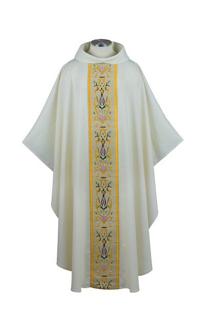 15613  Crown and Flower Chasuble