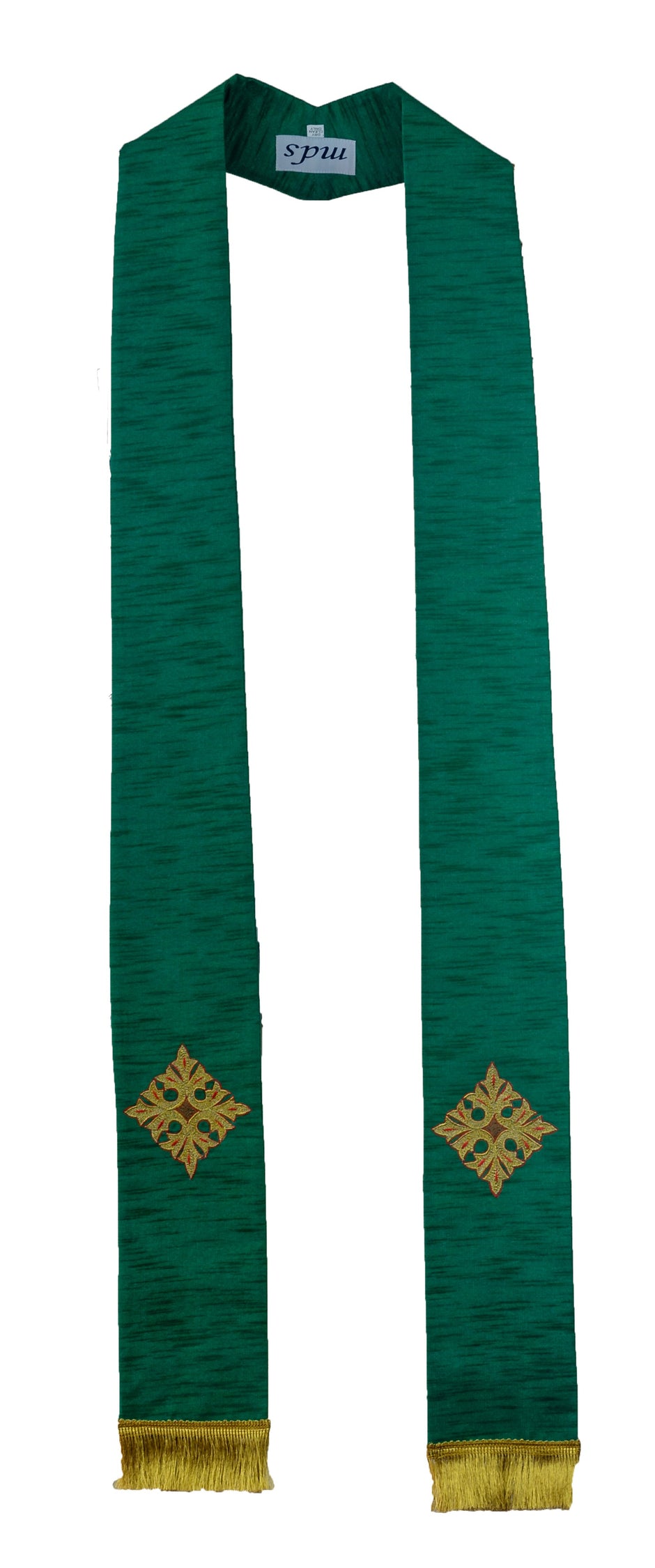 mds Cross of Flowers  Art Silk Stole # 18102