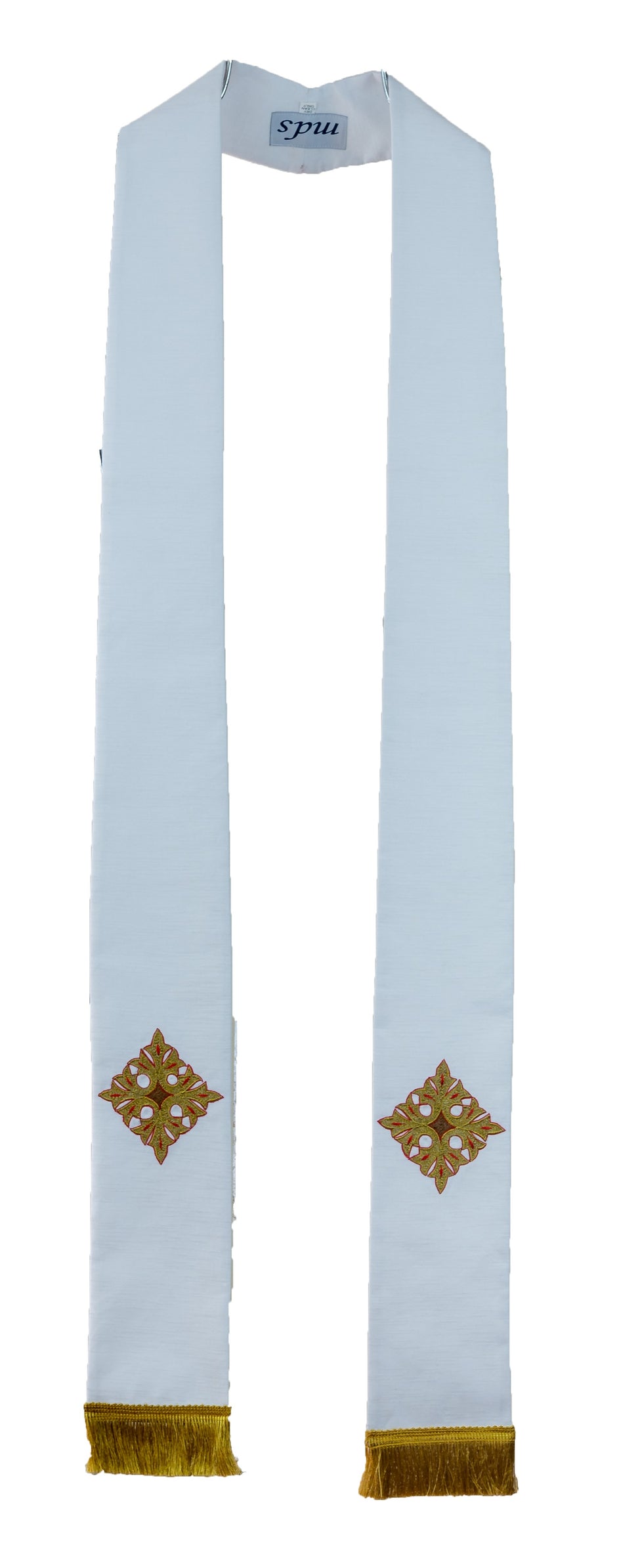 mds Cross of Flowers  Art Silk Stole # 18102
