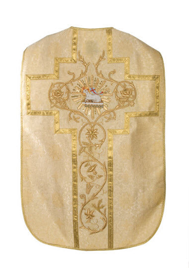 2008 Hand Embroidered Roman Chasuble Set