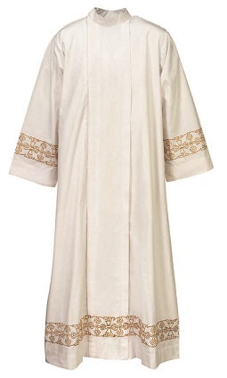 Embroidered Zippered Alb 3284