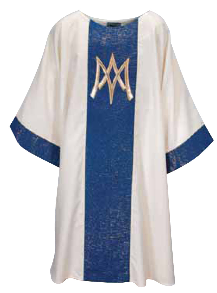 mds 420BM- Hand embroidered Marian Chasuble.