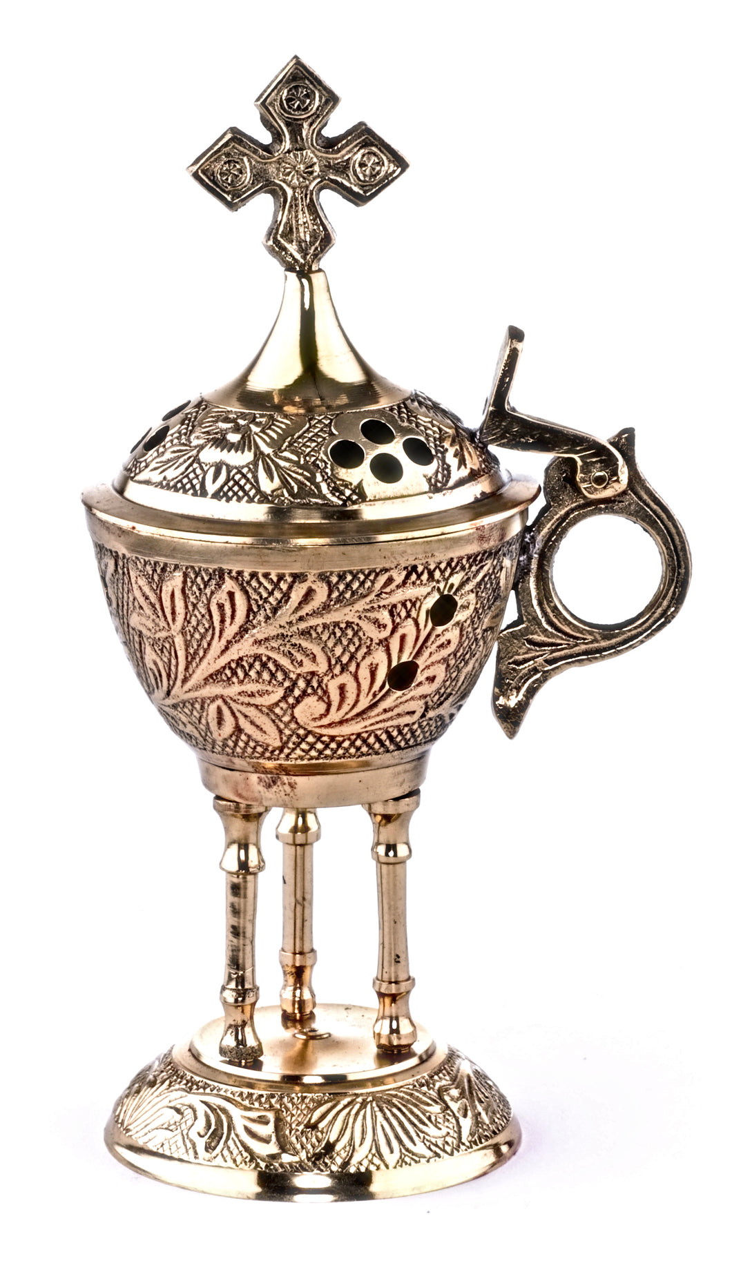 #453 Brass dome incense burner