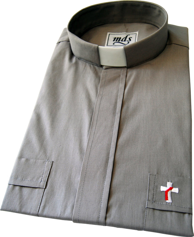 Deacon 7400 Grey  SS Tab Shirt