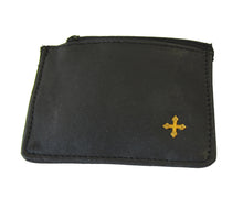 Load image into Gallery viewer, mds#9501/BC  Sheepskin leather brass cross rosary case.
