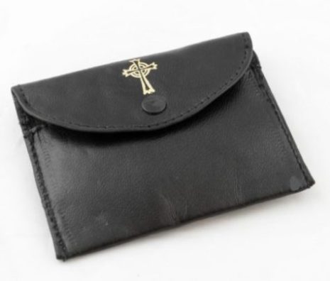 9503 Leather Rosary/Coin Case