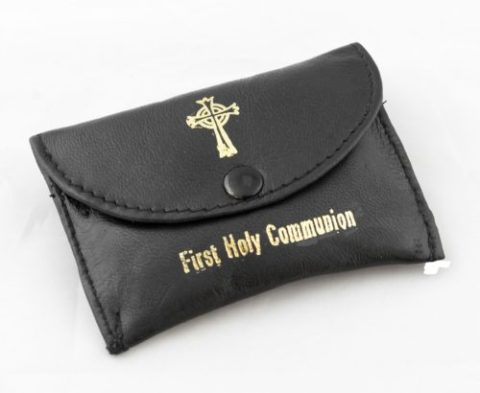 9503 Leather Rosary/Coin Case