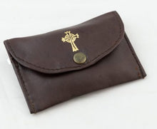 Load image into Gallery viewer, 9503 Leather Rosary/Coin Case
