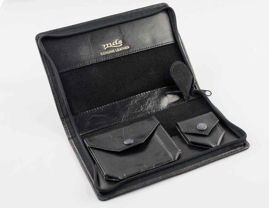 mds . Viaticum Case- Leather sick call case.- 9553