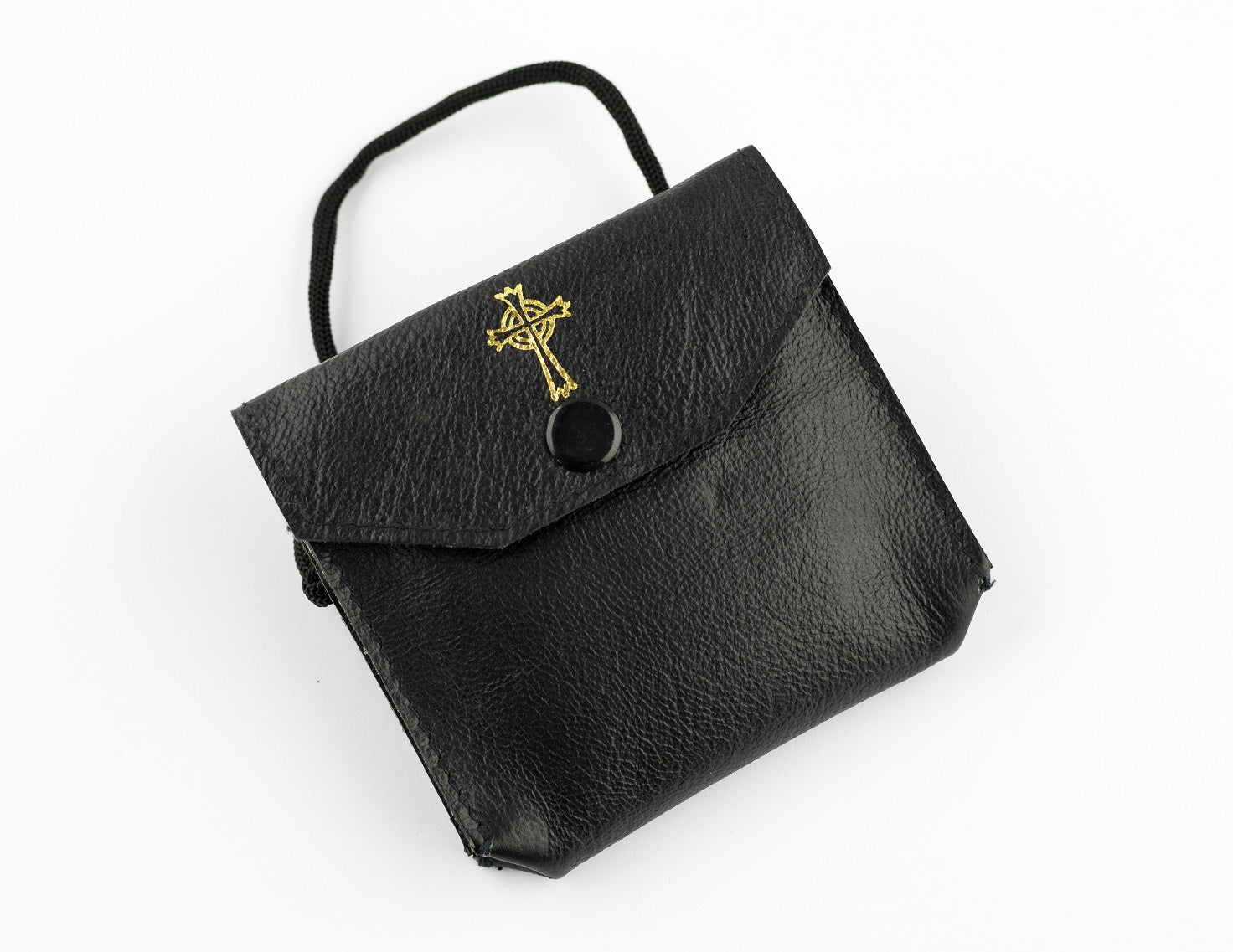 9557 . Leather Mid sizes Pyx case.