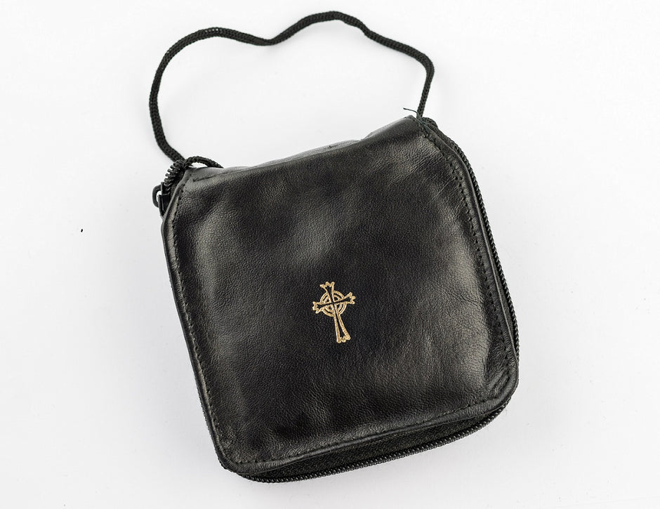 mds 3 side open leather Pyx Case -9558