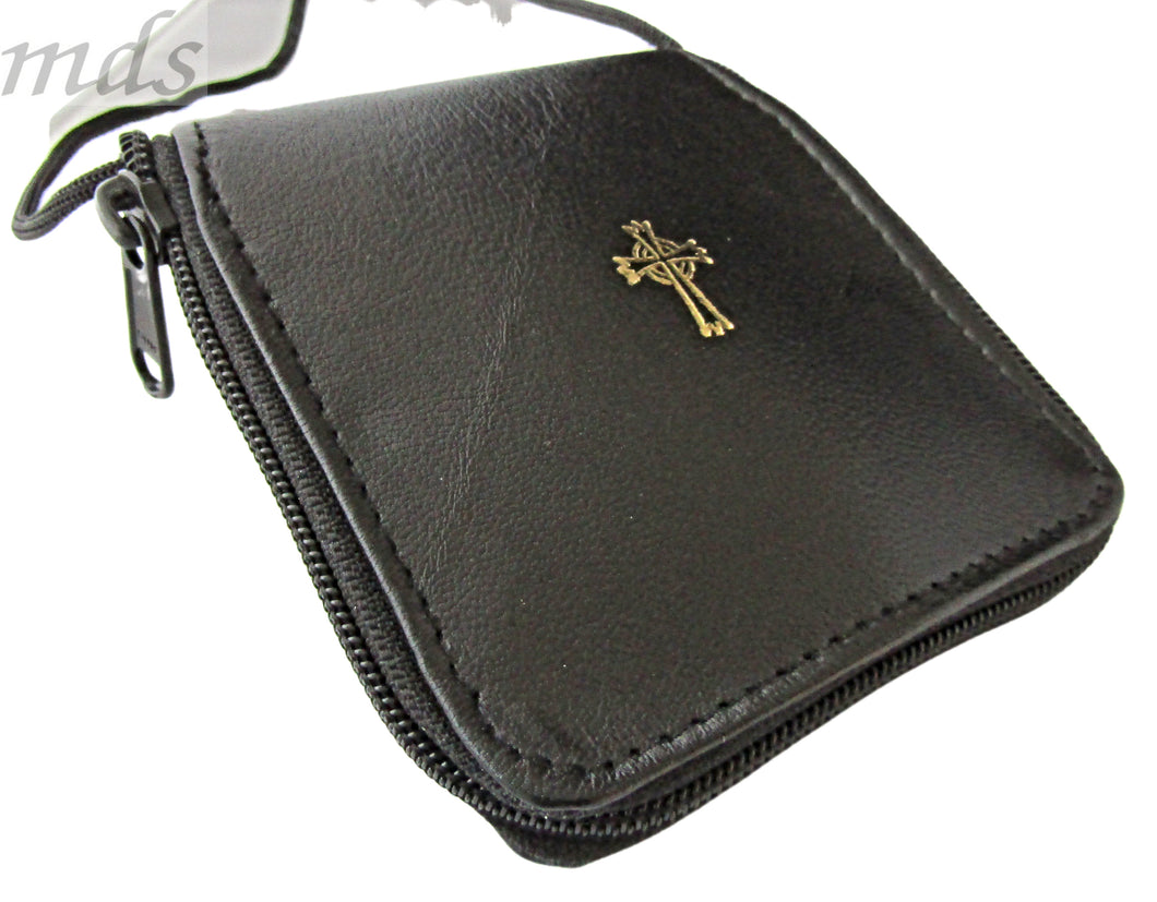 mds 9558  Leather Burse/Pyx Case with pocket.