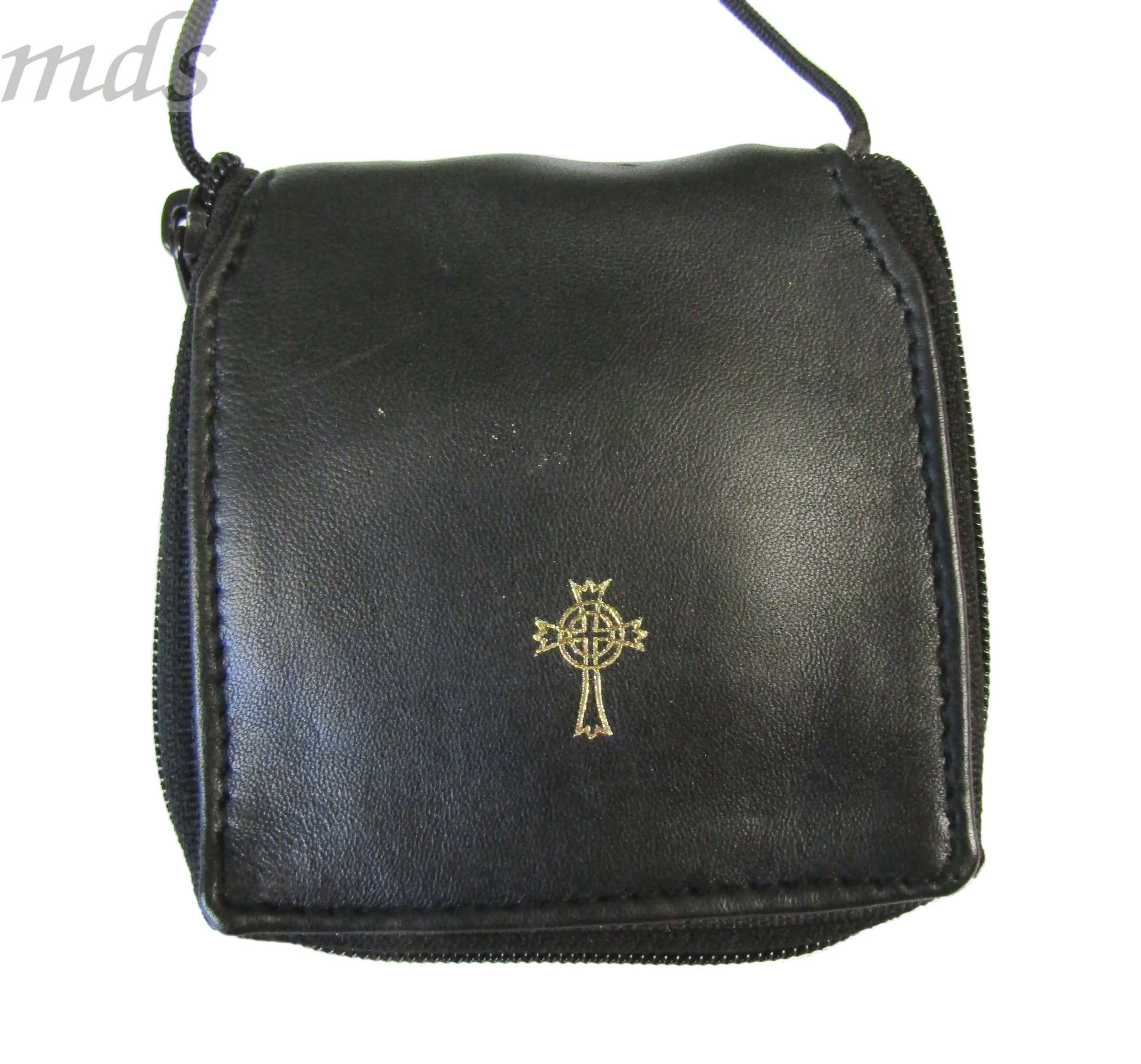 mds 9558  Leather Burse/Pyx Case with pocket.
