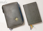 9777B- Brass Cross leather missal Cover