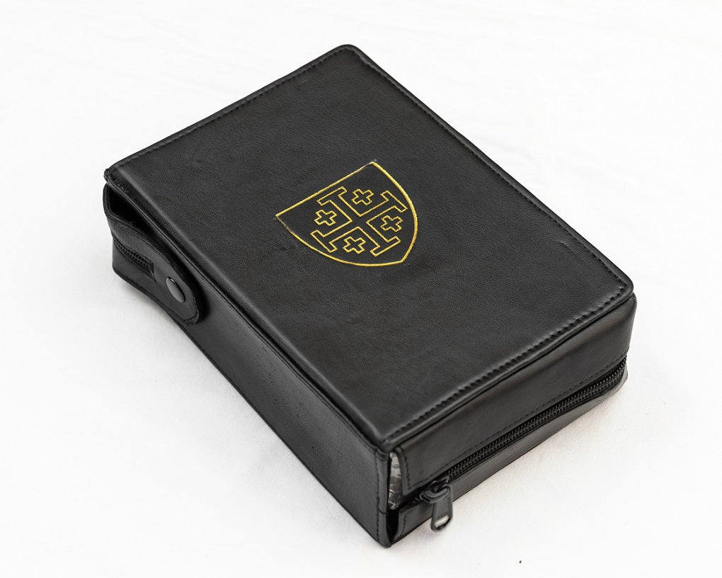 mds 9777/Jerusalem cross Missal Cover - Real Leather