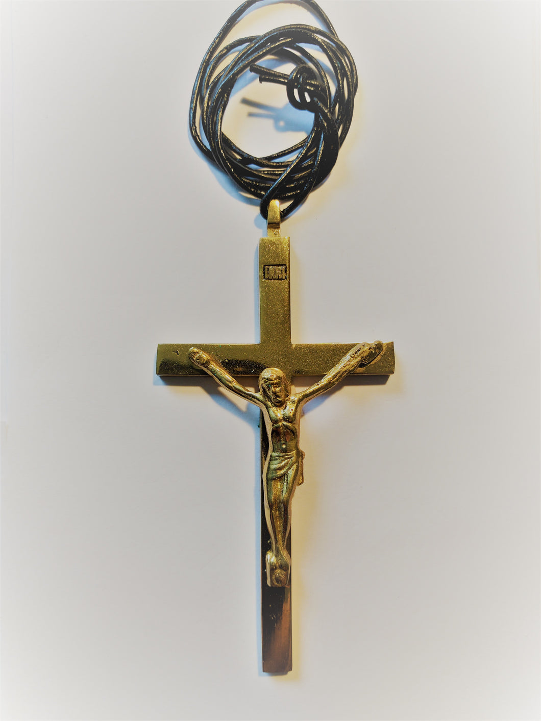 Antique Solid Brass Cross/Corpus- Pendant # ACC1