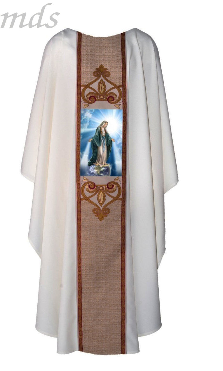 mds #2390    Saints Chasubles with Cromo Designs