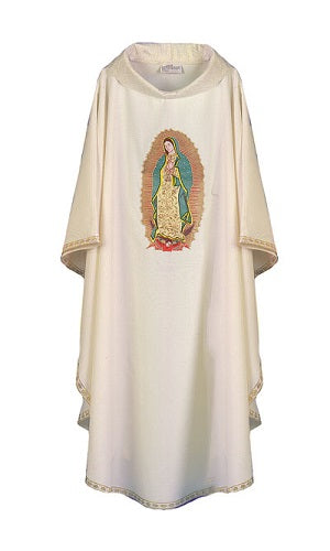 Guadalupe Hand Embroidered Chasuble
