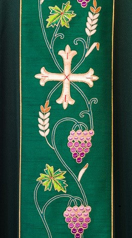 HB135 - All seasons Hand Embroidered Chasuble