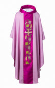 HB135 - All seasons Hand Embroidered Chasuble